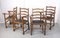 Vintage Medieval Chairs in Oak, Set of 4, Image 16