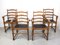 Vintage Mittelalter Stühle aus Eiche, 4er Set 1
