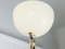 White-Ivory Painted Brass & Metal Cetra Pendant Lamp by Vico Magistretti for Artemide, 1960s 12