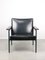 Vintage Bauhaus Lounge Chair in Black, 1970s, Image 2