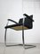 Chaise de Bureau Bauhaus Vintage Noire en Chrome et Tissu, 1990s 13