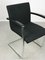 Chaise de Bureau Bauhaus Vintage Noire en Chrome et Tissu, 1990s 3
