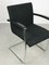 Vintage Bauhaus Black Office Chair in Chrome and Fabric, 1990s 3