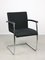 Vintage Bauhaus Black Office Chair in Chrome and Fabric, 1990s 5