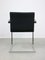Chaise de Bureau Bauhaus Vintage Noire en Chrome et Tissu, 1990s 8