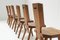 Vintage French S28 Dining Chairs in Elm by Pierre Chapo, Set of 6, Image 4