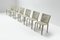 Vintage Cab 412 Dining Chairs in Grey Leather by Mario Bellini for Cassina, Set of 6, Image 12