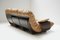 Vintage Marsala Sofa in Beige aus Patchwork Leder von Michel Ducaroy für Ligne Roset 8