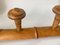 Antique French Faux Bamboo Carved Coat & Hat Rack, 1920s 4