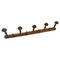 Antique French Faux Bamboo Carved Coat & Hat Rack, 1920s 1
