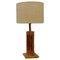 Hemp and Rattan Table Lamp in the Style of Vivai del Sud, Italy, 1960s 1