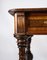 Schreibtisch aus Nussholz mit geschnitzten Beinen, 1860er 7