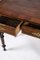 Schreibtisch aus Nussholz mit geschnitzten Beinen, 1860er 10