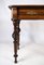 Schreibtisch aus Nussholz mit geschnitzten Beinen, 1860er 6