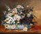 Eugene Henri Cauchois, Natura morta con fiori in un vaso di porcellana, XIX secolo, Olio su tela, Con cornice, Immagine 8
