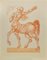 Salvador Dali, La Divine Comédie : Le Centaure, Gravure sur bois, 1963 1