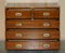 Vintage Military Campaign Chest of Drawers in Burr Yew Wood, Image 20