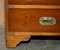 Vintage Military Campaign Chest of Drawers in Burr Yew Wood 7