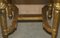 Mesas auxiliares italianas de madera dorada con tablero de mármol, 1840. Juego de 2, Imagen 10