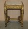 Italian Gold Giltwood Side Tables with Marble Top, 1840, Set of 2 3