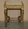 Italian Gold Giltwood Side Tables with Marble Top, 1840, Set of 2, Image 3