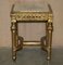 Italian Gold Giltwood Side Tables with Marble Top, 1840, Set of 2 19