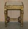 Italian Gold Giltwood Side Tables with Marble Top, 1840, Set of 2 17