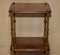 Antique French Side Table in Hardwood and Brass, 1880 3