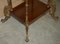 Antique French Side Table in Hardwood and Brass, 1880 14