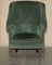 Antique Victorian Curved Wingback Armchair, 1880, Image 2