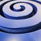 Postmoderno in legno blu, Italia, mod. Sgabello Spirale attribuito a Cleto Munari, anni 2020, Immagine 8
