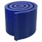 Postmodern Italian Blue Wood Mod. Spirale Stool attributed to Cleto Munari, 2020s 1