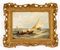 Pieter Cornelis Dommersen, Waterscapes, Oil on Canvas Paintings, 1887, Framed, Set of 2 12