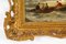 Pieter Cornelis Dommersen, Waterscapes, Oil on Canvas Paintings, 1887, Framed, Set of 2 17