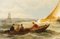 Pieter Cornelis Dommersen, Wasserlandschaften, Öl auf Leinwand Gemälde, 1887, Gerahmt, 2er Set 14