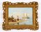 Pieter Cornelis Dommersen, Waterscapes, Oil on Canvas Paintings, 1887, Framed, Set of 2 2