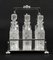19th Century Victorian Silver Plated 6 Bottle Cruet Set from Wade Wingfield Wilkins, Set of 7 4