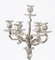 Bougeoirs Antiques à 7 Lampes en Plaqué Argent, France, 1920s, Set de 2 14