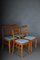 Vintage Biedermeier Chairs in Birch, Set of 4 5