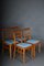 Vintage Biedermeier Chairs in Birch, Set of 4, Image 5