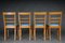 Vintage Biedermeier Chairs in Birch, Set of 4 11