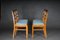 Vintage Biedermeier Chairs in Birch, Set of 4, Image 9