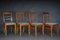 Vintage Biedermeier Chairs in Birch, Set of 4, Image 3