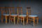 Vintage Biedermeier Chairs in Birch, Set of 4 4