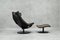 Flight High Armchair with Ottoman from Nelo, 1980s, Set of 2, Image 4