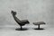 Flight High Armchair with Ottoman from Nelo, 1980s, Set of 2 1