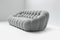 Bubble Sofa in Grey Fabric by Sasha Lakic for Roche Bobois France 3