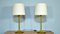 Lampes de Bureau en Laiton, Italie, 1970s, Set de 2 1