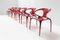 Ava Bridge Dining Chairs in Red by Song Wen Zhong for Roche Bobois, Set of 6 15