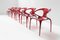 Ava Bridge Dining Chairs in Red by Song Wen Zhong for Roche Bobois, Set of 6, Image 15